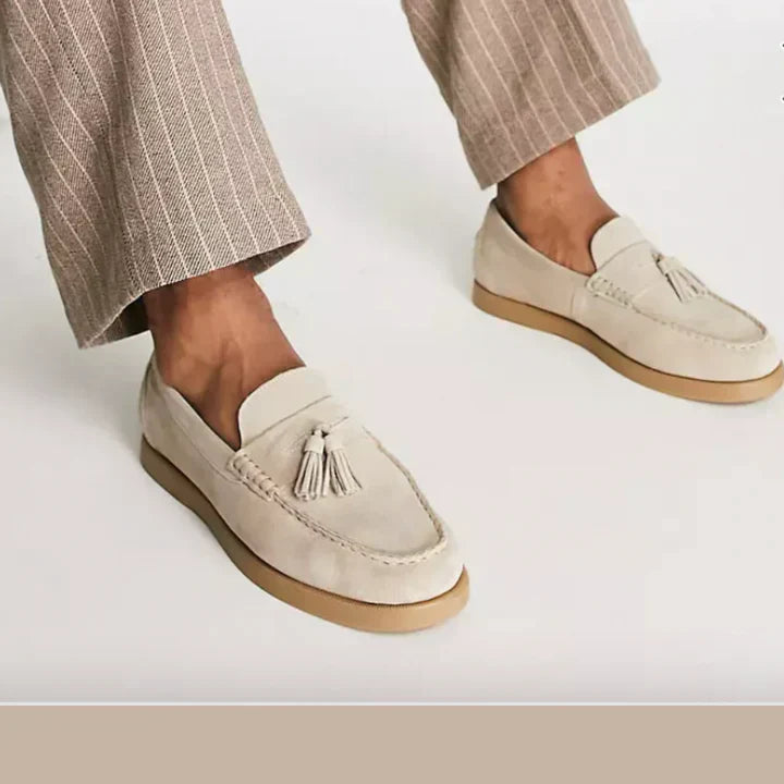Zamszowe loafersy dla mężczyzn